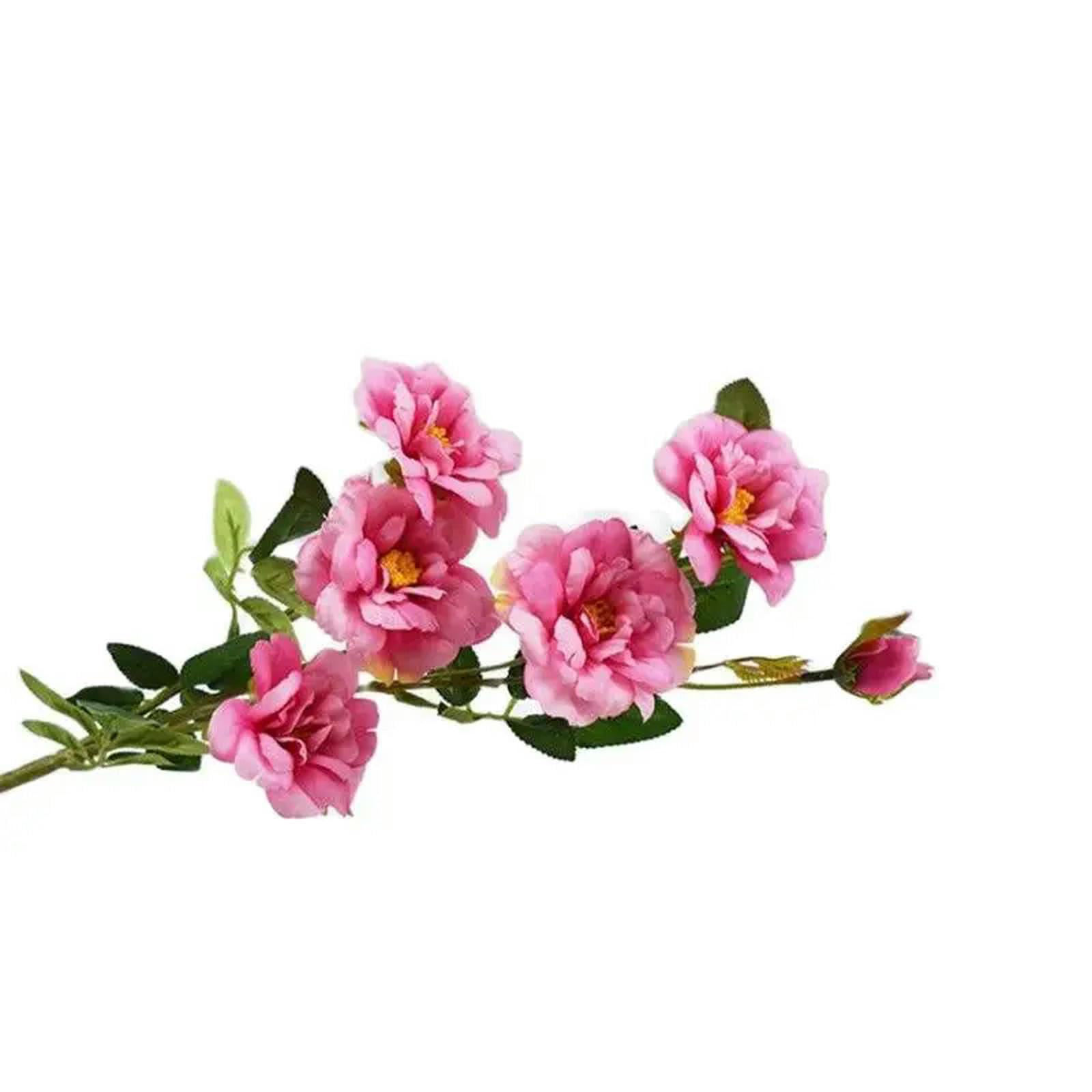 EboLDOne Fake Long Stem Iceberg Rose Length Simulation Spring Roses for Wedding Centerpiece-Rose Red