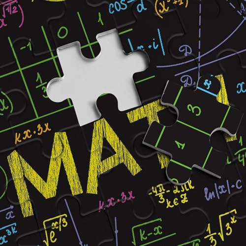 Rompecabezas BBOLDIN de 1000 piezas con fórmulas matemáticas, puzzle de arte neón desafiante para adultos miniatura 4