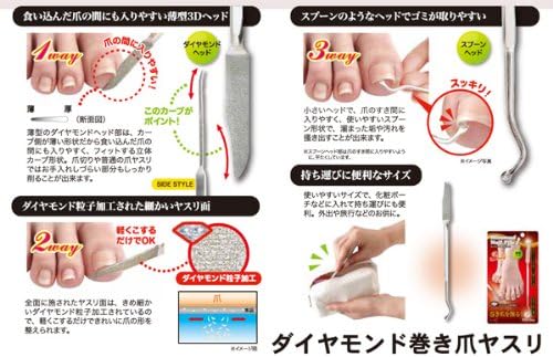 Amazon Co Jp ダイヤモンド巻き爪ヤスリ ビューティー