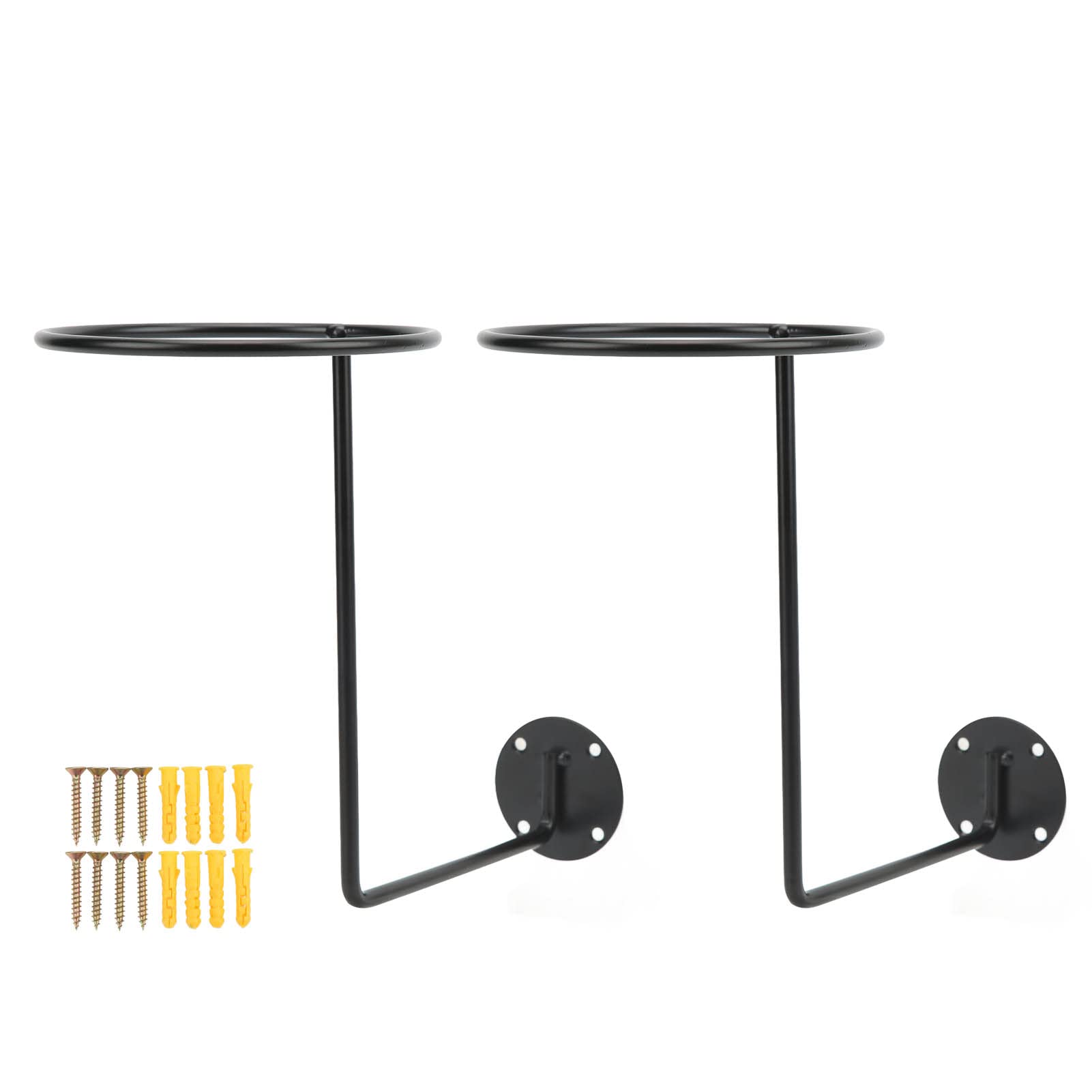 2PCS Motorcycle Accessories Helmet Holder, Wall Mounted Metal Helmet Hanger Rack, Heavy Duty Organizer Hanger for Coats, Hats, Helmet Mount, Decorative, Organize, Storage,