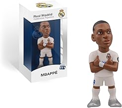 MINIX Figurines MN18451 Figurine de Mbappé, Real Madrid, Collection de 12 cm, idée Cadeau pour Enfants et Adultes, Fans de Football