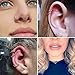 NICEIGHT 18G 20G 22G Stainless Steel Nose Rings & Hoops for Women & Men - Cartilage & Helix Earring Hoops & Lip Rings - Nose Piercing Jewelry - 10MM