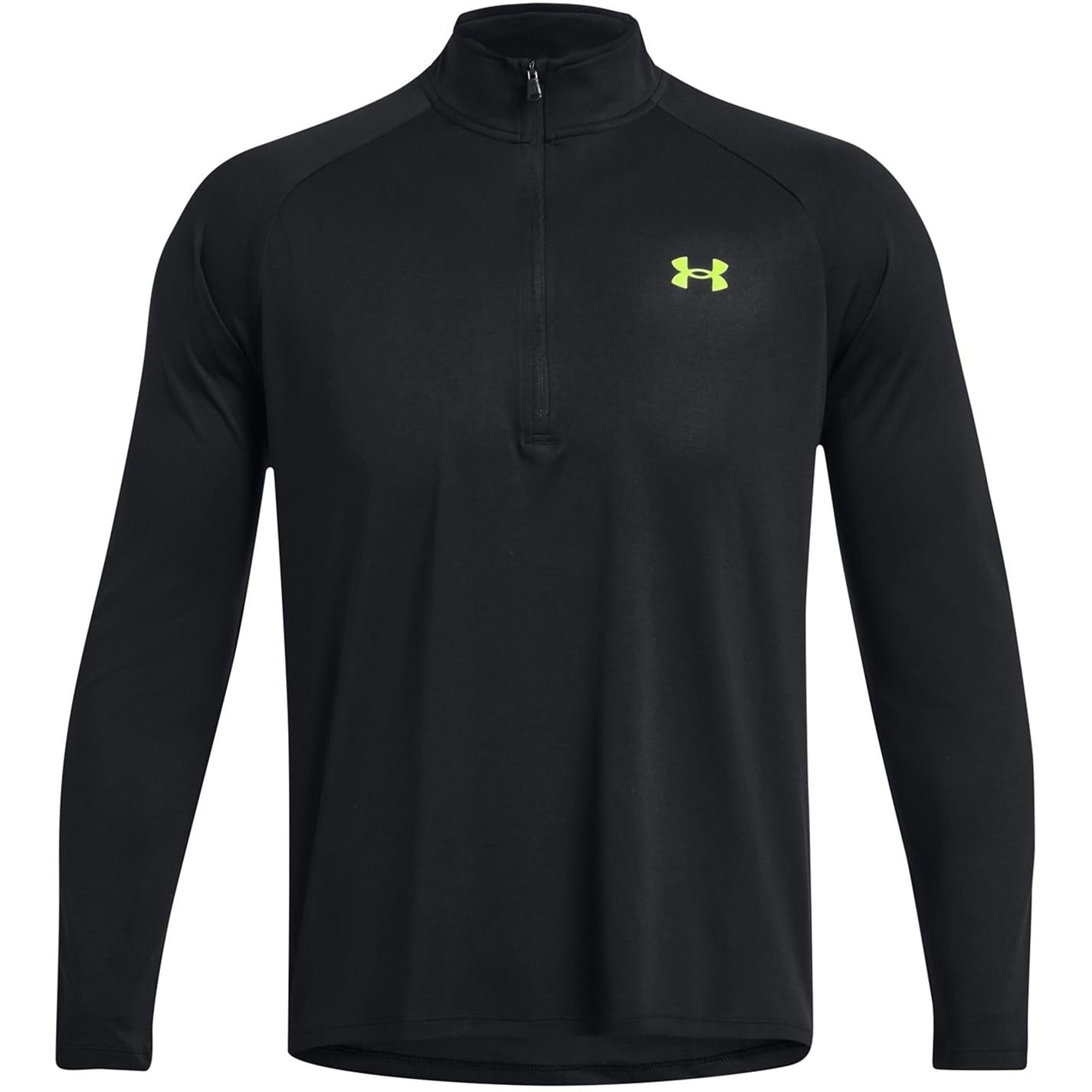 Under Armour Mens Tech Half Zip Top Sports Training Top Black M
