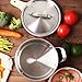 HOMICHEF Matte Olla de Acero Inoxidable Sin Níquel Pulido 3 Imagen de HOMICHEF Matte Olla de Acero Inoxidable Sin Níquel Pulido 3