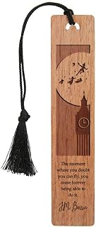 Don't Doubt You Can Fly-Engraved Wood Bookmark Graduation Gift Congratulations Gift BFF Gift Inspiration Gift Book Lovers Gift Kids Birthday Gift Christmas Gift Wedding Gift BFF (Burmese Rosewood)