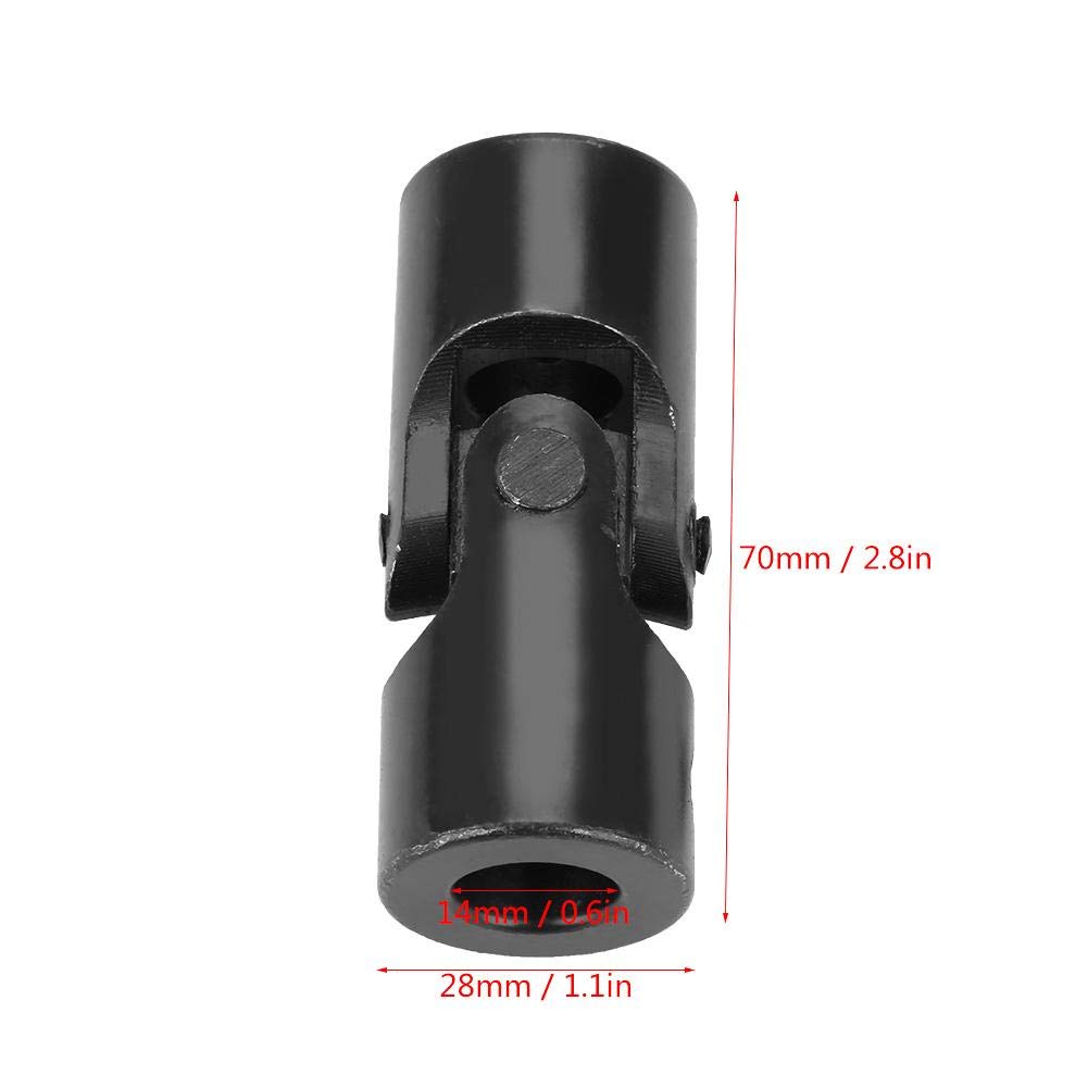 Motor Mt 09 Junta Cardán De Metal For Coche Y Barco,  2mm/2,3mm/3mm/3.175mm/4mm/5mm/6mm/8mm/10mm, Conector De Motor De Eje De  Acoplamiento Cardán, Junta Universal (Size : 6mm To 6mm Motor 2 Jz