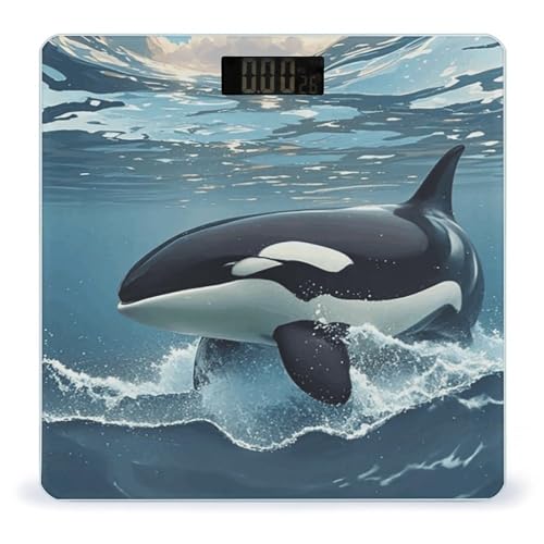 Báscula Digital Orca con Pantalla LCD Grande y Baterías miniatura 1