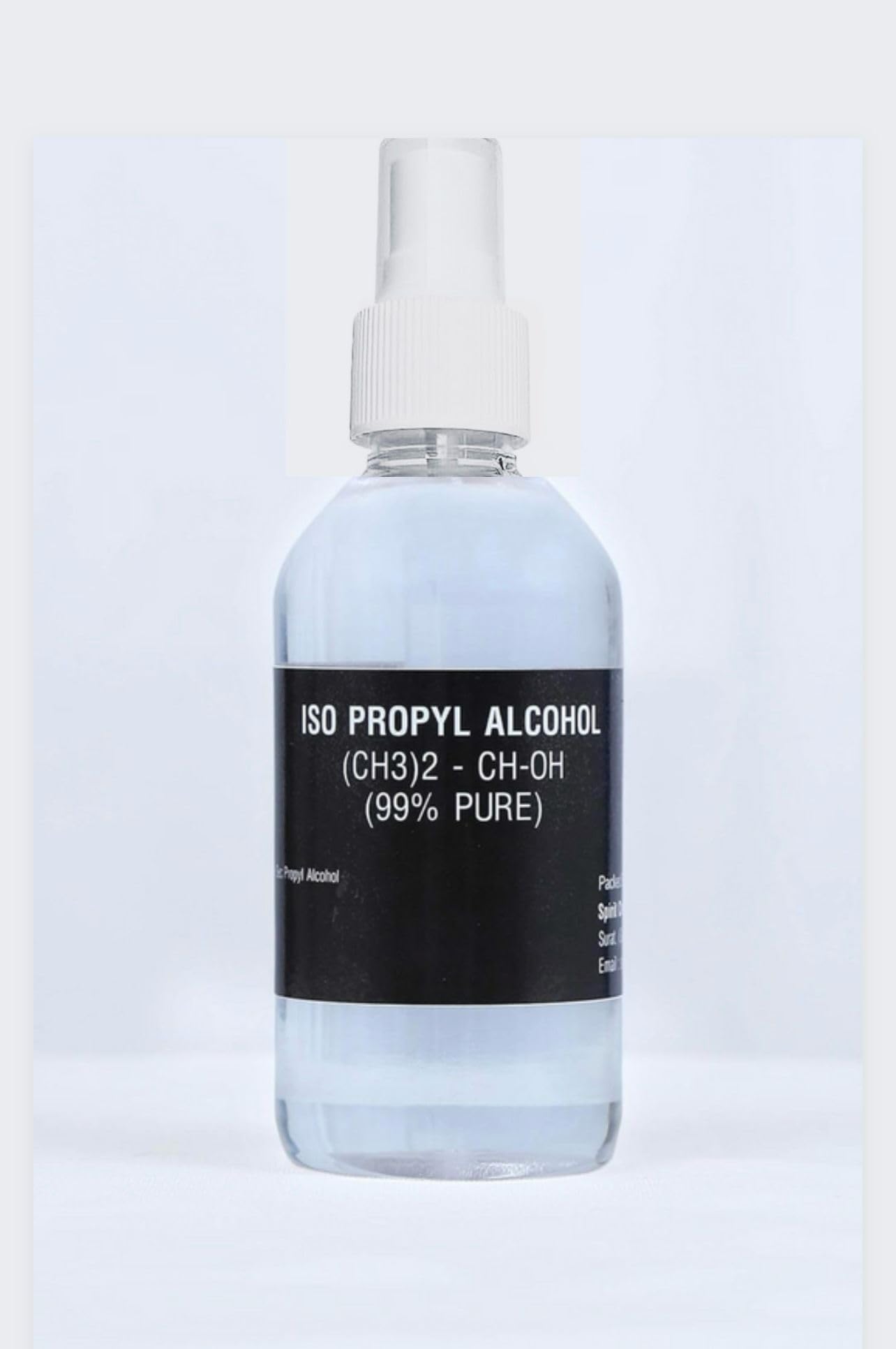 spiritchemtech 99% Pure ISO Propyl Alcohol (Crystal Clear , 250 ml)