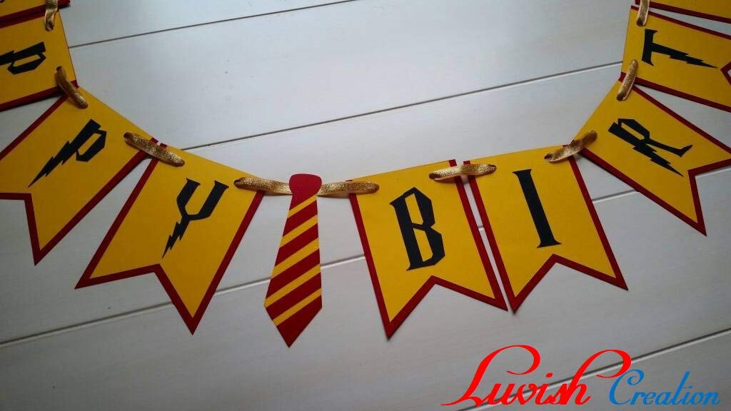Happy Birthday Banner Harry Potter Harry Potter Happy Birthday Banner- Harry Potter Birthday Party Banner - Harry  Potter Party Bunting - Harry Potter Party Garland (Hbd Banner + Baby Name)  : Amazon.in: Toys & Games