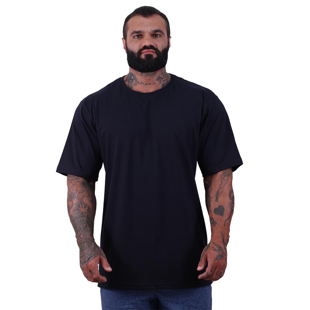 Camiseta Oversized Masculina MXD Conceito Maior Gramatura Cores Lisas