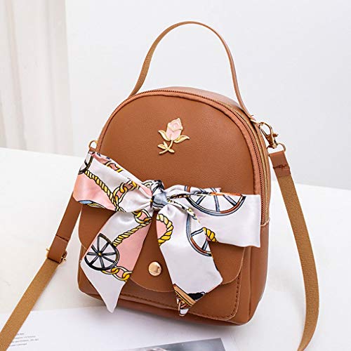 Genérico Mochila Chica - Backpack Women - Hombros De Carta Pequeña Bolsa De Teléfono Móvil Fashion Bag Mujeres Mochila Bolsa Mensajera Purse