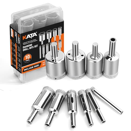 KATA Diamond Hole Saw Kit for Glass and Ceramic