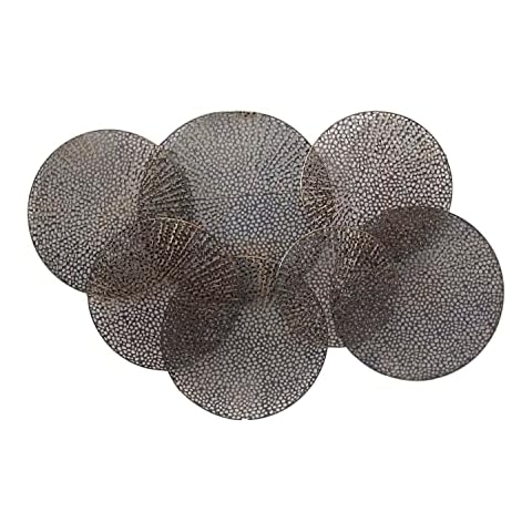 Benzara Antique Colonial Captivating Metal Wall Decor, Black Cover