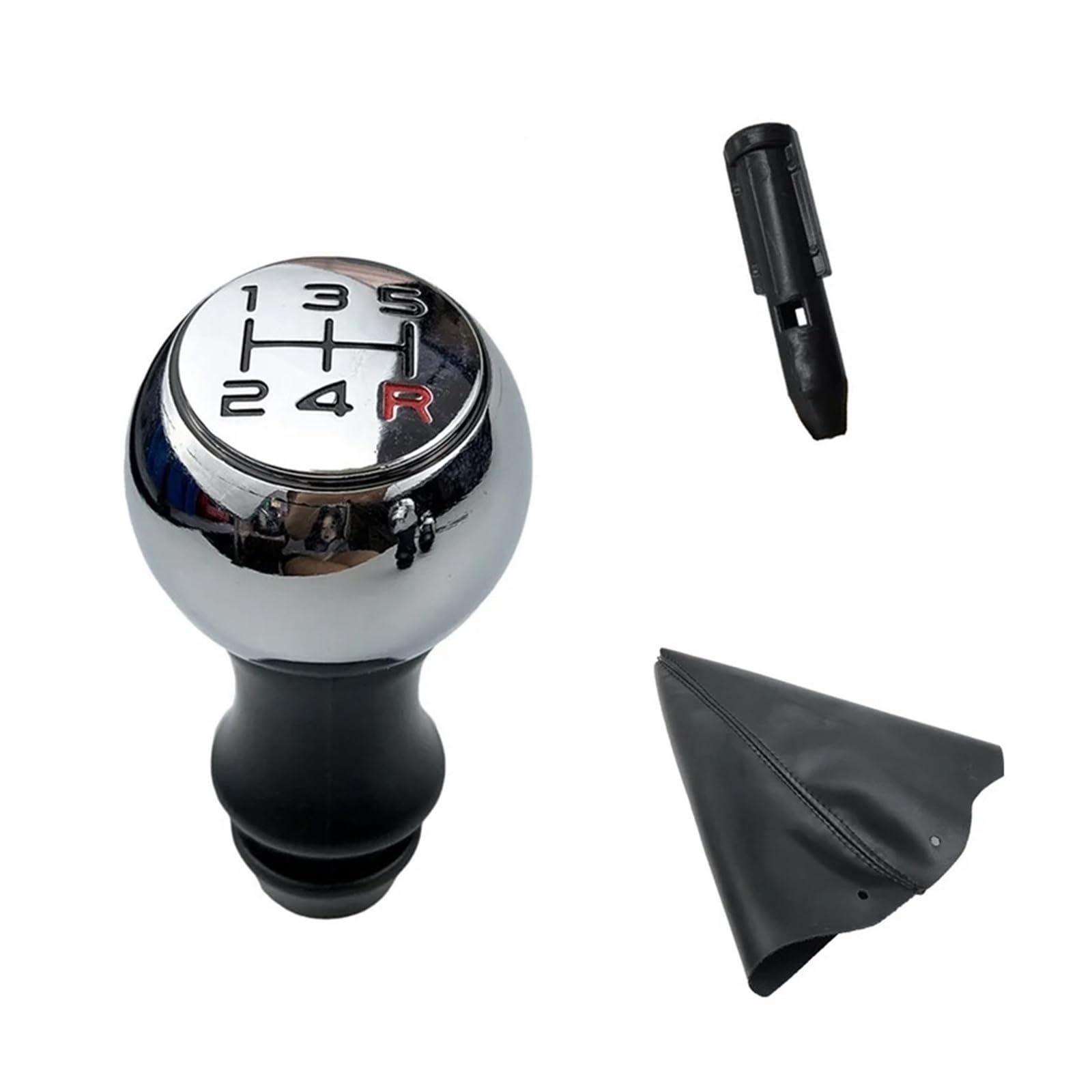 SAUANMNKTP Gearshift Knob for Triumph for Picasso for C4 Car Hand Speed Gear Shift Knob Shifter Leather Gaiter Boot(K0283)