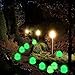 Liliful 48 Pcs Mini Resin Ghost Luminous Cute Miniature Figurines Glow in The Dark Resin Figures Small Ghost Garden Decor Micro Miniature Statue for Outdoor House Landscape Party