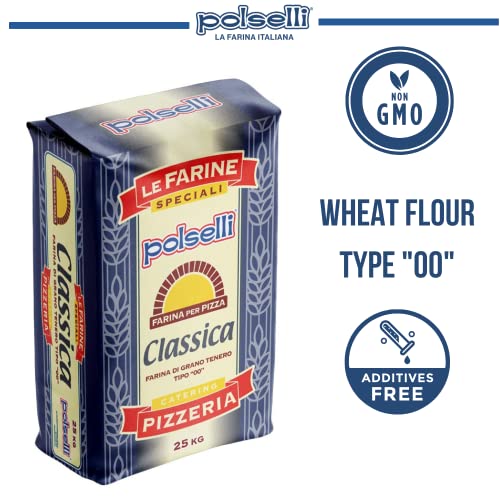 image for POLSELLI Classica, Type 00 Double Zero Flour, All Natural for Pizza, B