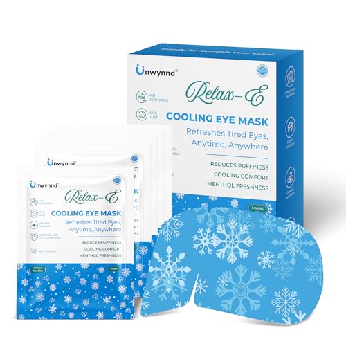 Unwynnd Self Cooling Eye Mask | Cooling Gel Eye Mask for Sleeping...