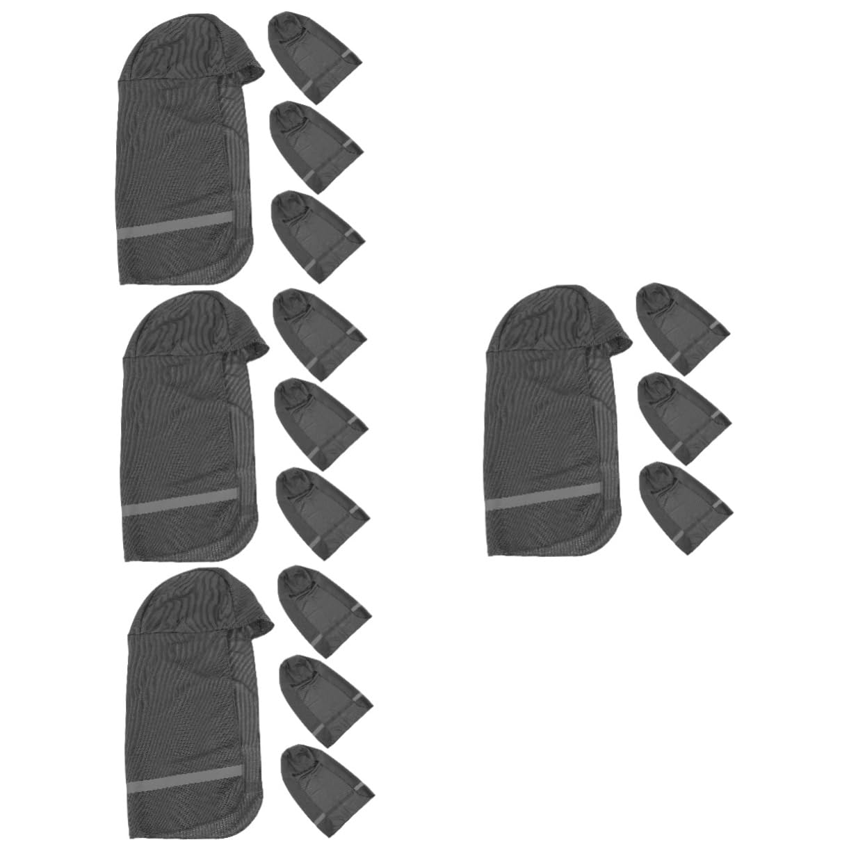 NUOBESTY Sonnenhut Schutzhelm Mit Visier Voller Krempe Faltbarer Nackenschutz Kühlung Hart Schweiß Schattenrand des Schutzhelms Schutzhelm Sonnenschutz Stoff Dunkelgrau