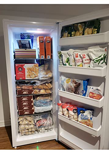 SMETA Upright Deep Freezer 13.8 Cuft, Stand Up Frost Free Standing Freezer Upright, Garage Ready Upright Freezerless Refrigerator Convertible Vertical 14 Cu Ft, White on Fridge.com