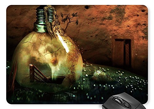 Preisvergleich Produktbild Mausmatte fantasy glühbirne mauspad