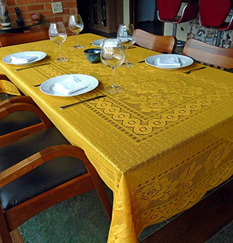 Toalha de Mesa - Retangular 8 Lugares - 160X250 - Fibra de Coco Cor:Vermelho