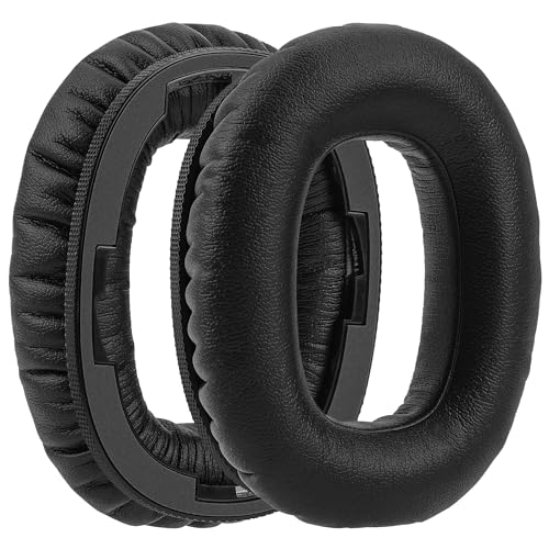 Almohadillas de repuesto para auriculares Geekria compatibles con Marshall Monitor III A.N.C. Over-Ear (1006861), cojines para oído, piezas de reparación (negro) miniatura 2