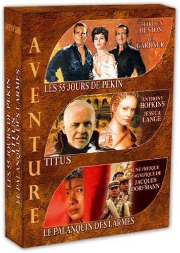 coffret aventure : Les 55 jours de pékin ; Le palanquin des larmes ; Titus [Francia] [DVD]
