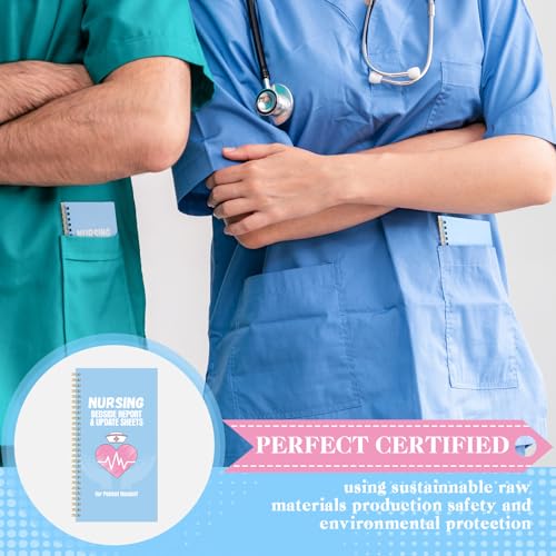 Saypacck 4 Pcs Nurse Report Sheet Notebook Essentials Book, Nurse Accessories for Work Appreciation Gift Notebook, Rn Student Gift Sbar Report - Thumbnail 3