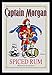 Captain Morgan Spiegel Rum Wandspiegel mit Schwarz [Import]