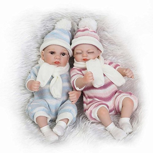 TERABITHIA Mini 10" Realistic Reborn Baby Boy Girl Dolls Silicone Full Body Newborn