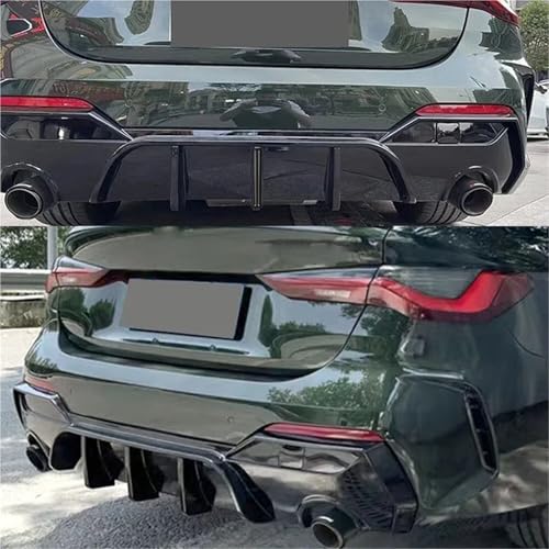 Diffuseur arrière aspect carbone avec feu LED dynamique pour BMW 440i G22 - 3