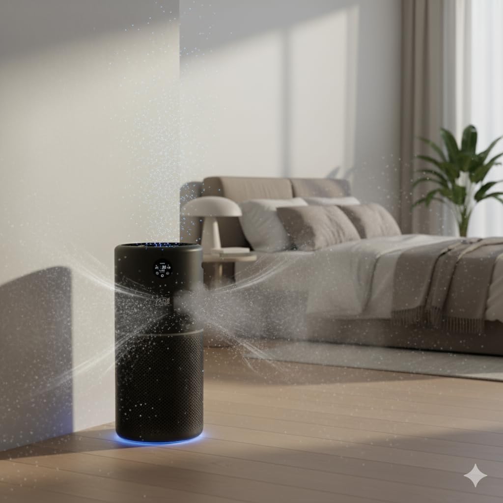 Mammoth Air Purifier for Home – 2nd Generation HEPA + PCO + Plasma Hybrid System | Removes Smoke, Odors, & Dust