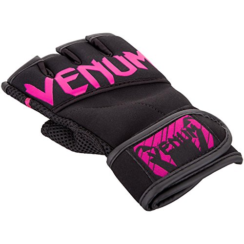 Venum Essential Body Combat Gloves, Black/Neo Pink, Large/X-Large #TOP3