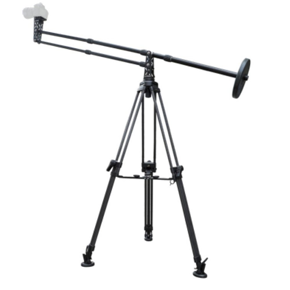 E-Image EA-800KB 4.2ft Aluminium Mini Jib Arm with Professional Video Tripod Stand for Cameras Payload 8kg