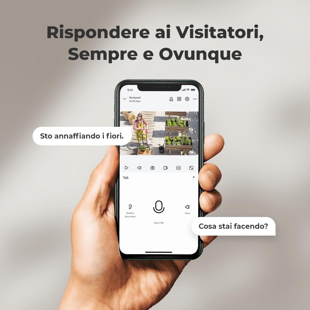 Reolink 360° PTZ Videocamera Sorveglianza Batteria Solare, Rilevamento PIR | 3MP Telecamera WiFi Esterno Senza Fili, Visione Notturna IR, Impermeabile, Audio a 2 Vie, Argus PT Lite con Pannello Solare