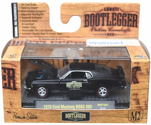 M2 Machines 1970 Ford Mustang Boss 302, Black