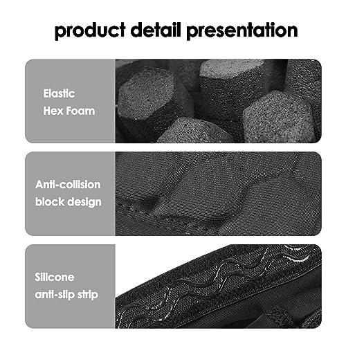 Linkidea Honeycomb Soccer Shin Guard for Kids Youth, Lightweight Football Shin Pad Sleeve, Breathable and Easy to Put On Soccer Protective Leg Pads (1 Pair/Black,S)