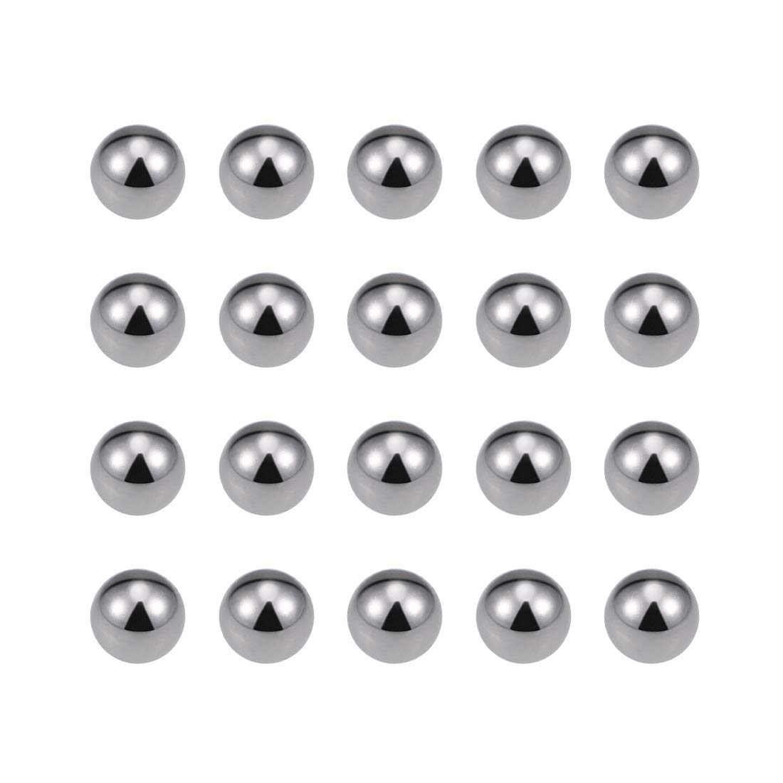 sourcing map 4.5mm Carbon Steel Bearing Balls Precision Balls 200pcs