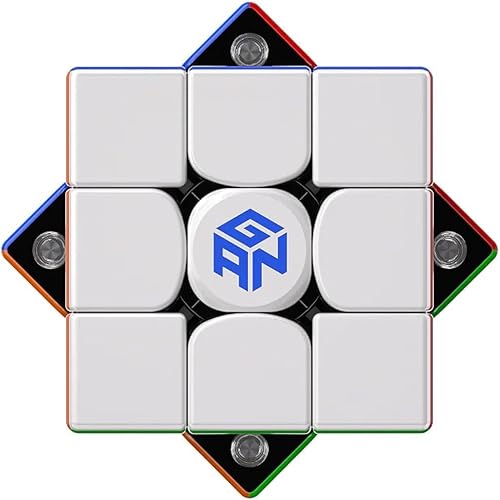 GANCUBE GAN V100 Maglev Frosted ������ �K���L���[�u 3x3 �X�s�[�h�L���[�u ���Z�p �}�O���u ���C���� 55mm �}�O�l�b�g ���� ���� �����\ Matte �}�b�g (Frosted)