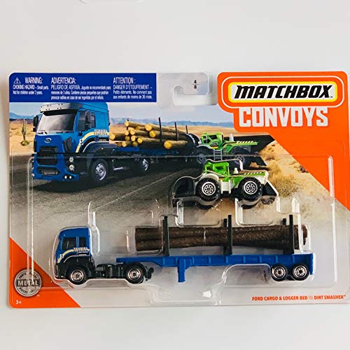 Matchbox Convoys Series Ford Cargo & Logger Bed Dirt Smasher