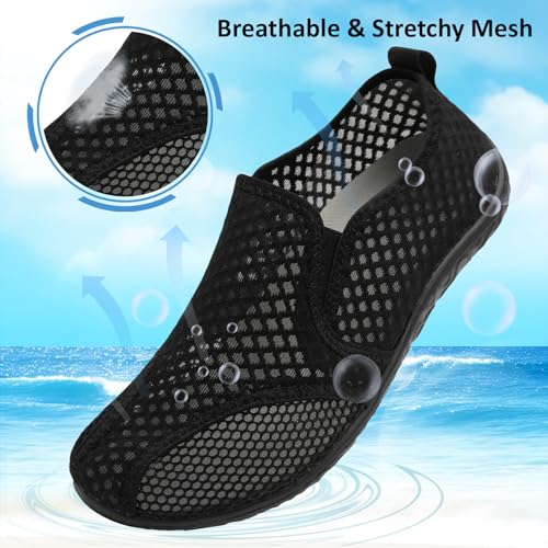 Spesoul Water Shoes for Women Men Quick-Dry Swim Shoes Barefoot Aqua Socks Breathable Beach Sandals for Pool Surf Travel Camping Yoga Outdoor Sports3