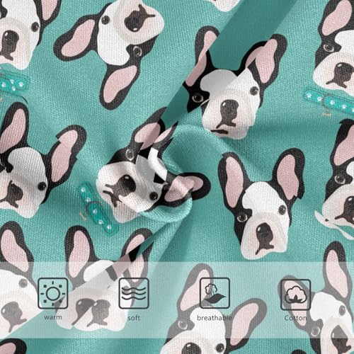 Little Girls' Soft Cotton Underwear Kids Breathable Comfort French Bulldog Panties Briefs Toddler3