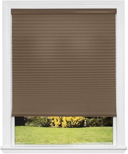 Redi Shade Artisan Select- Persianas celulares sin herramientas, a medida, sin cordón, para filtrado de luz, color Snow (nieve)