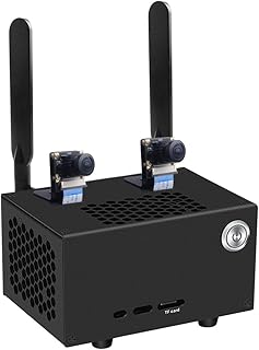 GeeekPi NVIDIA Jetson Nano Metal Case with Cooling Fan, Power & Reset Control Switch for NVIDIA Jetson Nano Developer Kit (for B01 And A02 version)