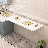 → Se requieren orificios para instalar la mesa plegable montada en la pared. Por favor, confirme si las paredes de su casa se pueden perforar antes de comprar.