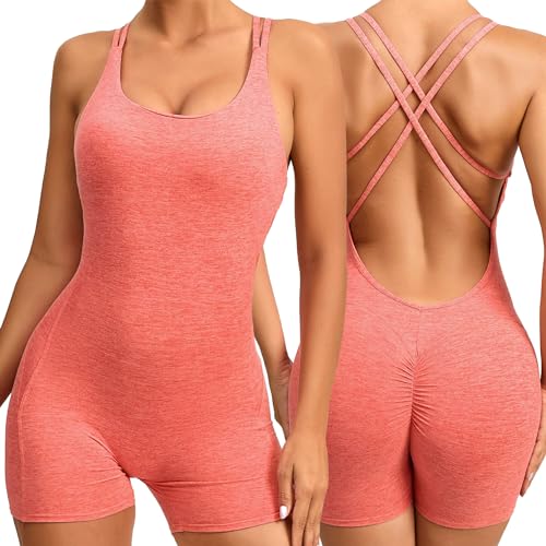 Body gainant extensible FEOYA avec soutien-gorge intégré pour femme