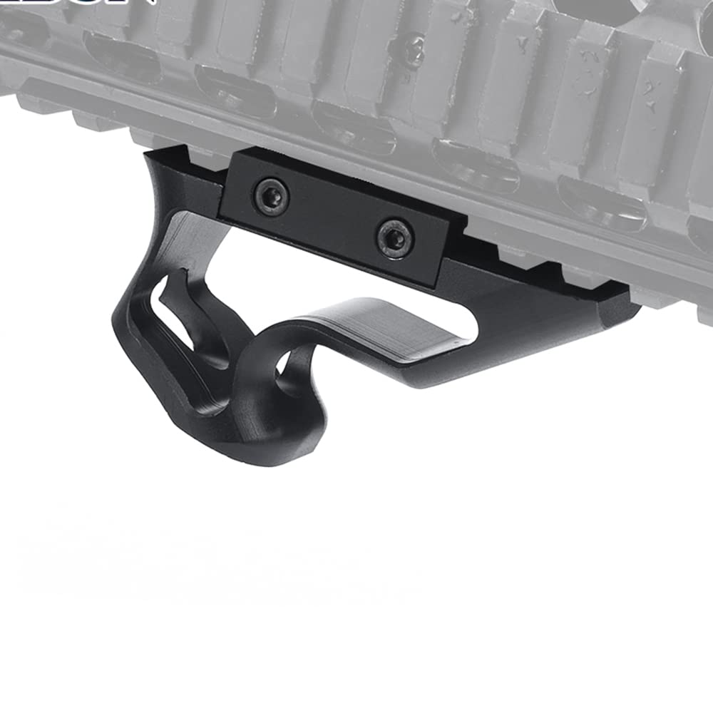 Buy SBGJMY CNC Picatinny Rail Aluminum Angled Airsoft Grip Hand Stop