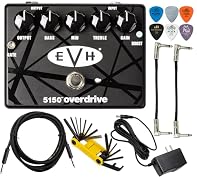 The EVH 5150 Overdrive features multi-stage MOSFETs, a 3-band EQ, a Boost switch, and a noise gate for a versatile range of OD and distortion tones. Overdrive pedal based on the Blue channel of the EVH 5150 amplifier Intelligent noise gate reacts slo...