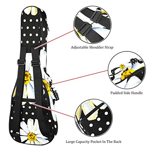 Sac Ukulélé Marguerite Étui Pour Ukulélé 23 Pouces Pour Tenor Soprano Concert Étanche Housse Pour Ukulélé - Les Beatles, Paul McCartney, John Lennon, RIngo Starr, George Harrison Sac Ukulélé Marguerite Étui Pour Ukulélé 23 Pouces Pour Tenor Soprano Concert Étanche Housse Pour Ukulélé – Image 4