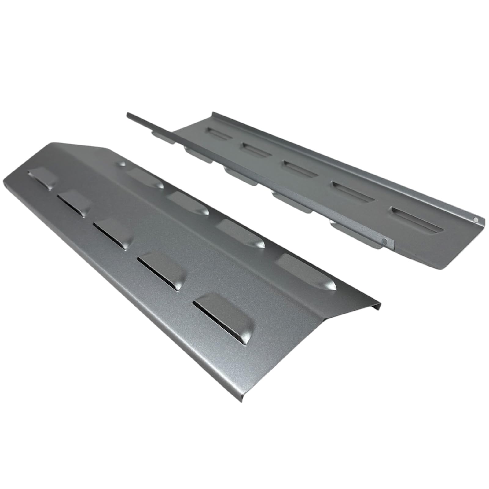 eRicambi® Set 2 Diffusori di Calore 39 cm per Barbecue Compatibile con Campingaz Series 3 e 4 Proteggi Bruciatore BBQ Acciaio Resistente Distribuzione Uniforme